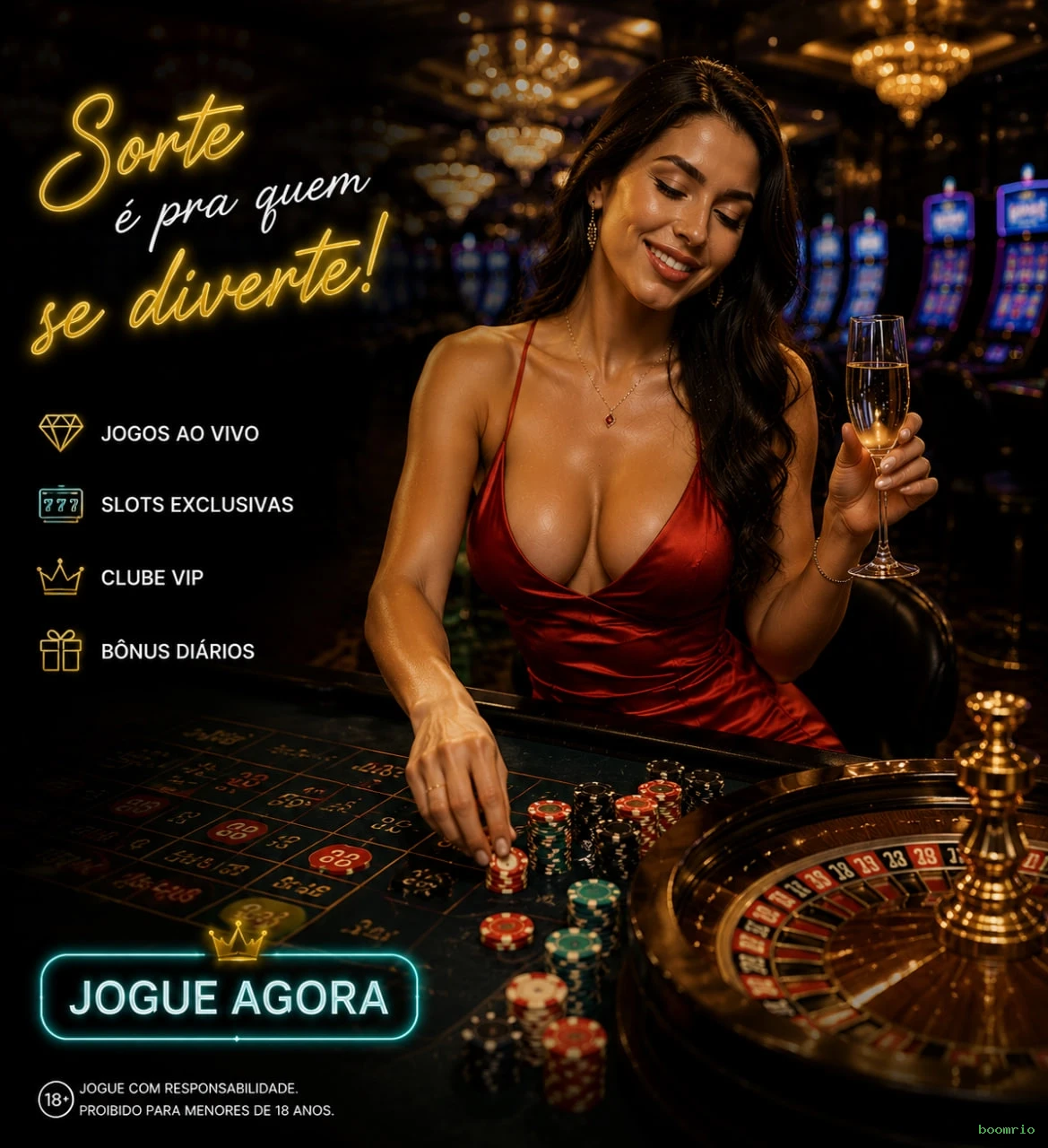 Streaming 4K no cassino ao vivo da boomrio