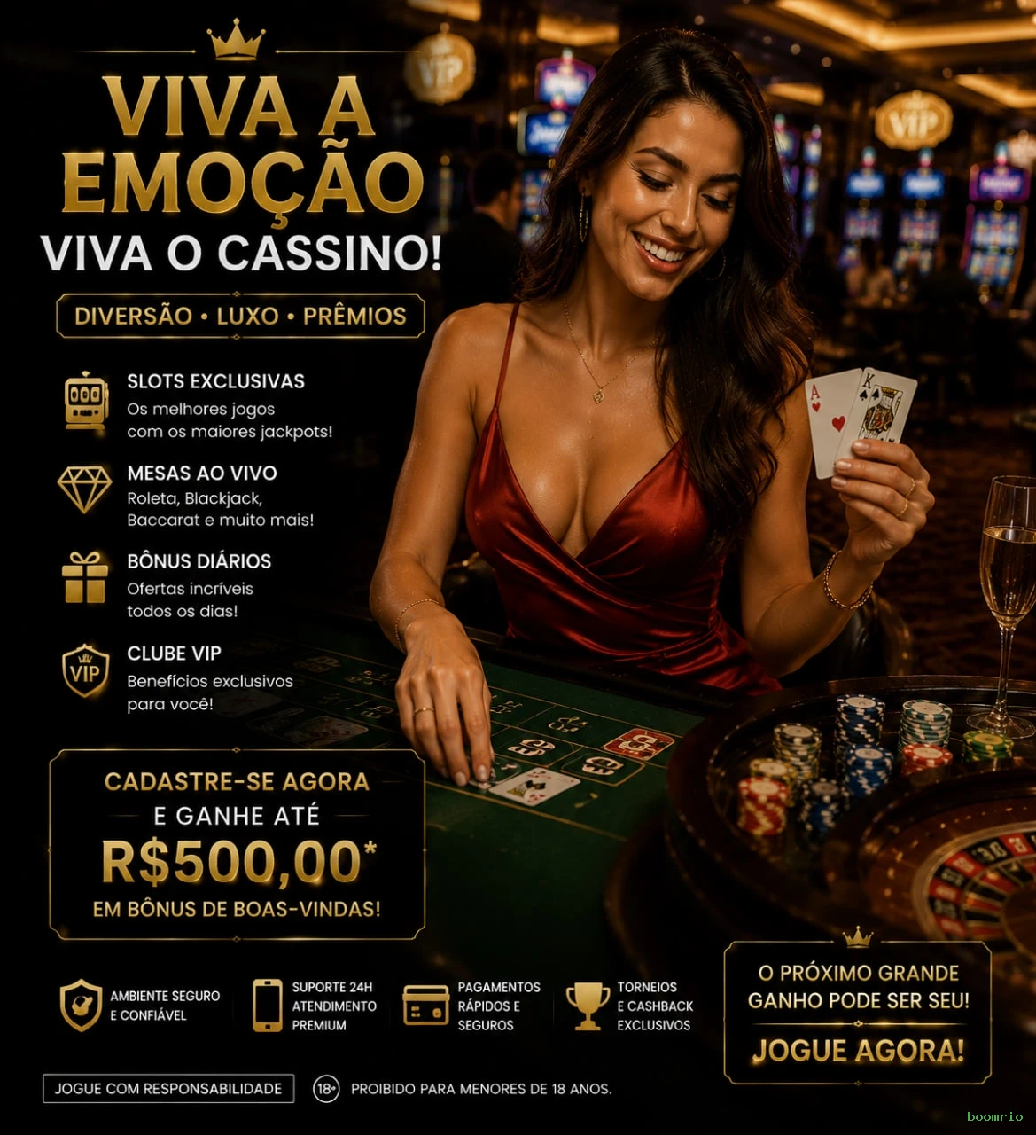 Siga a boomrio no Facebook